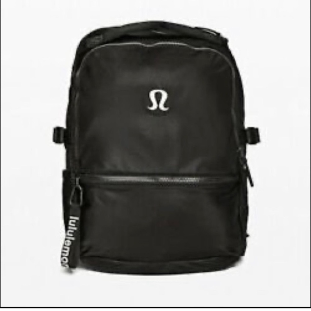 DISO LULULEMON CREW BACKPACK BLACK WITH WHITE